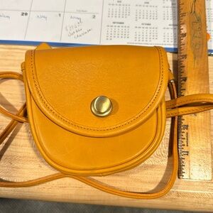 New Coach leather adjustable straps crossbody 5” x 5”